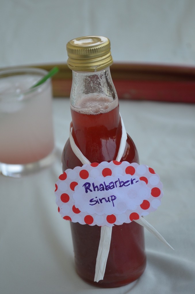 Rhabarbersirup - The Culinary Trial